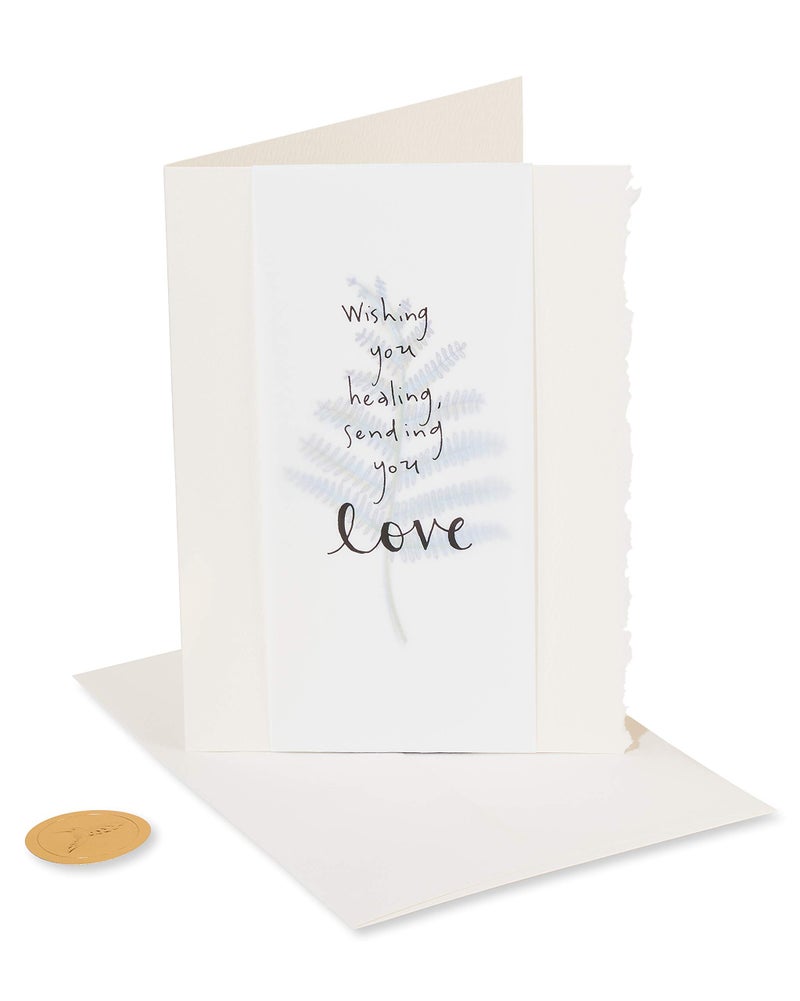 Papyrus Blank Sympathy Card (Wishing You Healing) - Image 4